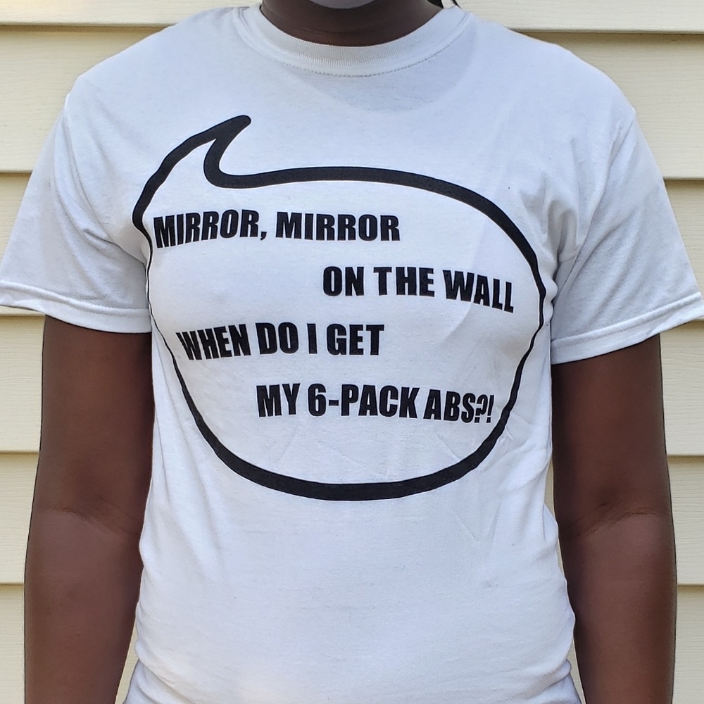 6-Pack Abs motivational T-shirts